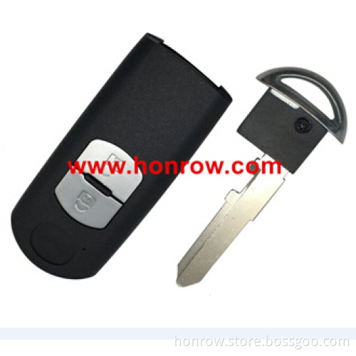 New arrival Mazda 2 button remote key blank